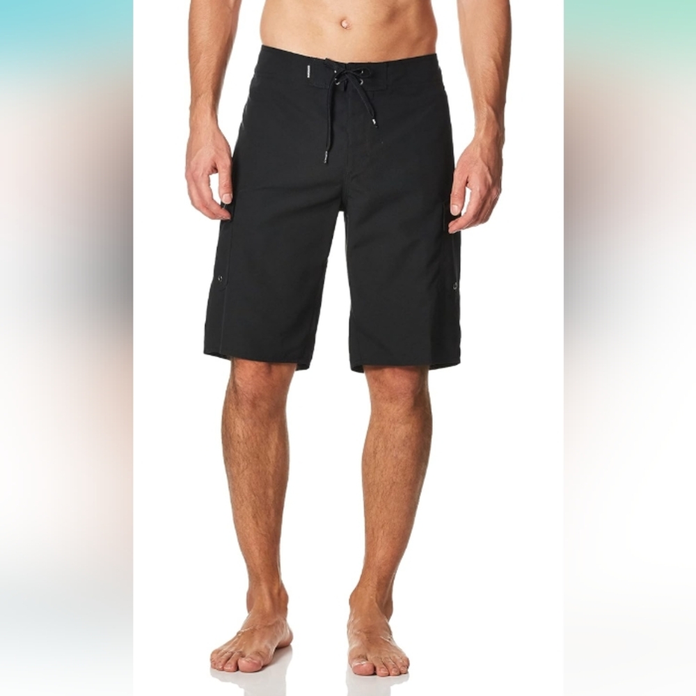 Quiksilver Black Men's Swim Board Shorts